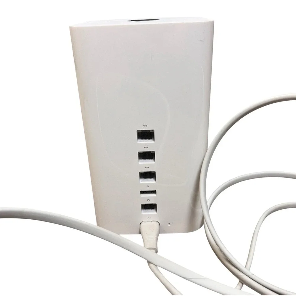 Apple AirPort Extreme Base Station A1521 6th Gen 802.11ac Wi-Fi Router White - Picture 2 of 4